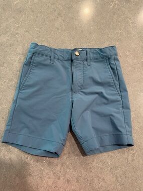 Kids Blue Performance Stretch Shorts